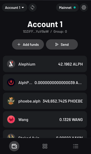 Wallet screenshot 2