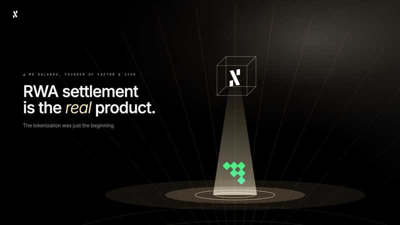 RWA Settlement Is the Real Product. The Tokenization Was Just the Beginning.