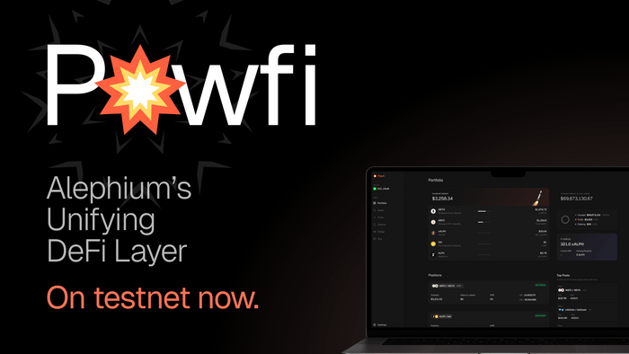 Alephium Core dApp “Powfi” Launches on Testnet