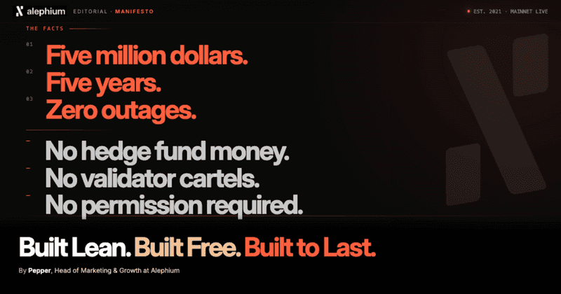 Built Lean. Built Free. Built to Last.