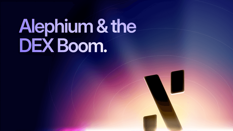 Why the DEX Boom Proves Alephium's Next-Gen PoW & Phase 2 Are More Relevant Than Ever