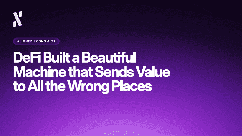 DeFi Built a Beautiful Machine That Sends Value to All the Wrong Places