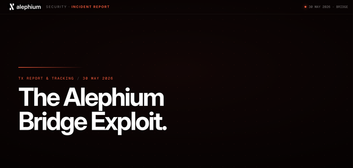 The Alephium Bridge Exploit: On-Chain Report